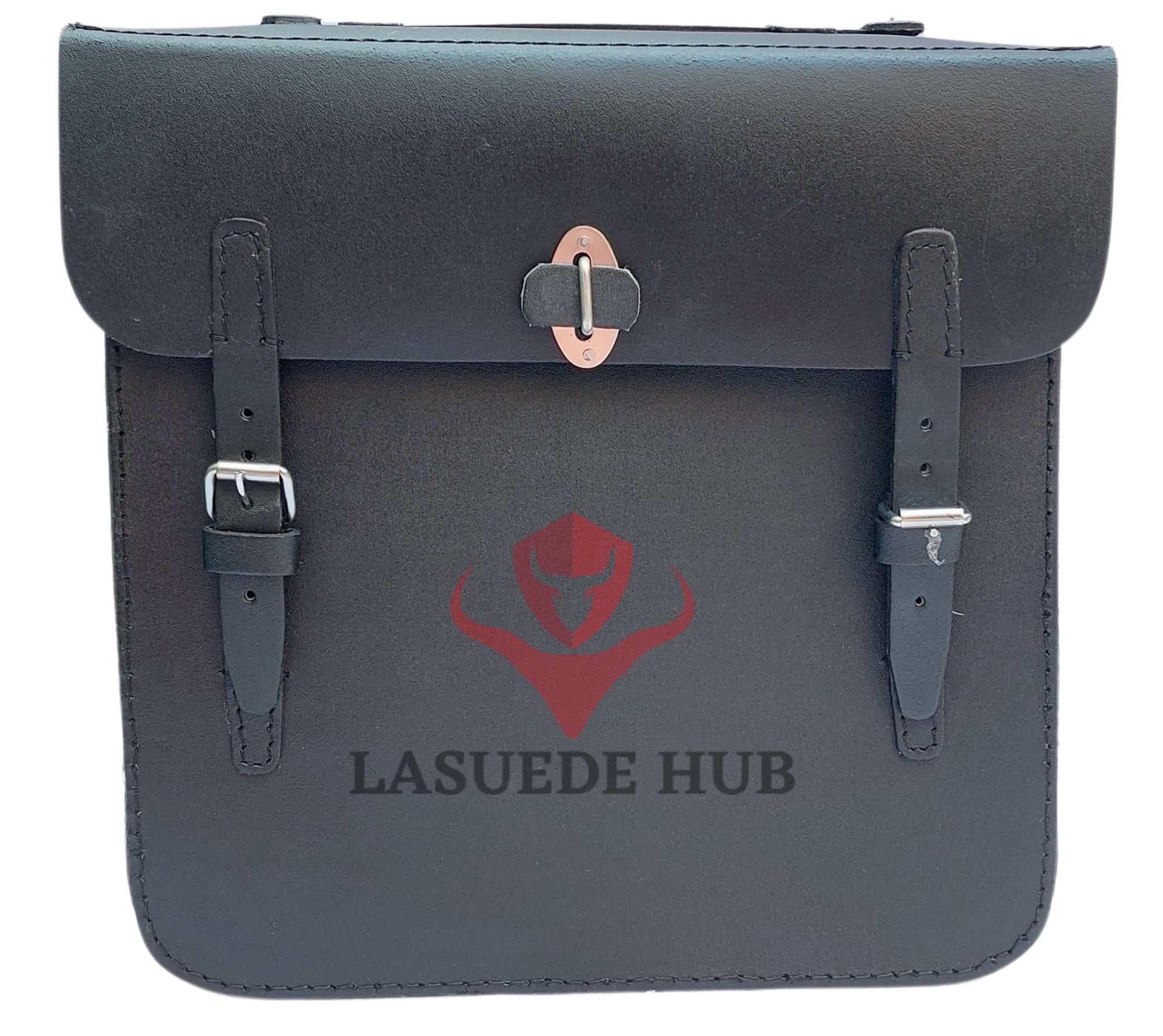 33cm Classic Motorcycle Saddlebag Leather Side Pocket Pannier Bag Suitcase