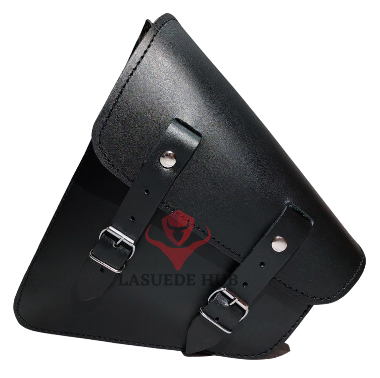Small 7” Swingarm Solo Bag Reliable Leather Motorcycle Saddle Bag For Softail Bikes